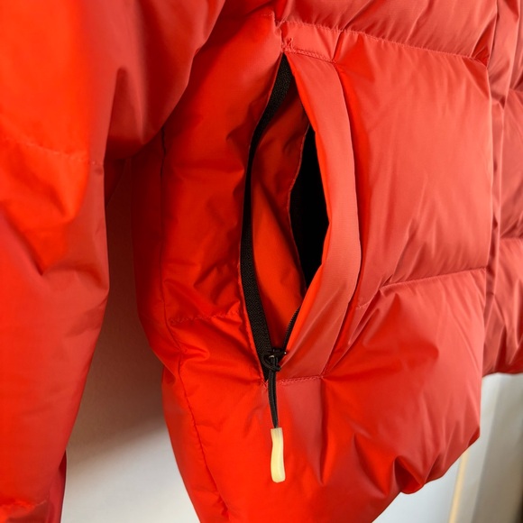 Audvik - FOSFO SHORT - Women's down puffer jacket - Orange - Small - Picture 3 of 10